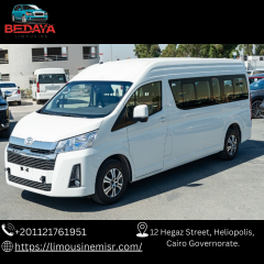 Rent a Toyota HiAce limousine with a driver