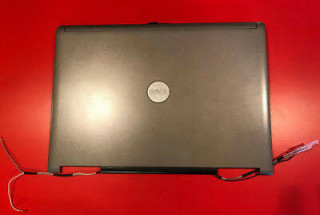 DELL LATITUDE D620 D630 14.1" LCD COVER LID YT450 w/ WIFI |