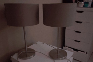 2 new table lamps