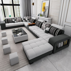 Fabric modern sofa