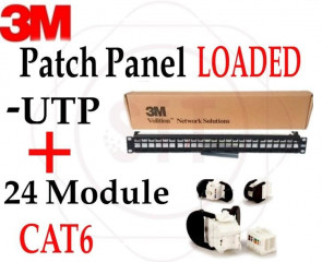 3M Patch Panel Loaded