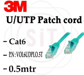3M Patch Cord 0.5mtr Cat6