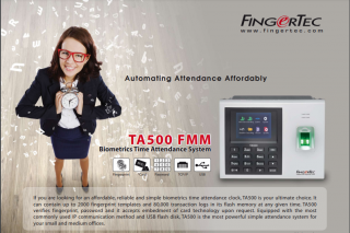 TA500 FingerTec Time Attendance