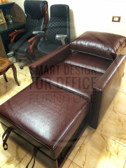 كرسي سرير جلد مستورد تسليم فوري بتصميم مودرن من smart design للأثاث المكتبي ٠١١٢٣٠٤٣٩٤٠