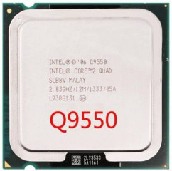 Intel Quad-core-Q9550 2.8 GHz LGA 775 Socket 4 Cores .