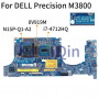 dell-precision-m3800-i7-4712hq-notebook-mainboard-0v919m-la-c011p-sr1pz-n15p-q1-a2-ddr3-laptop-motherboard-small-0